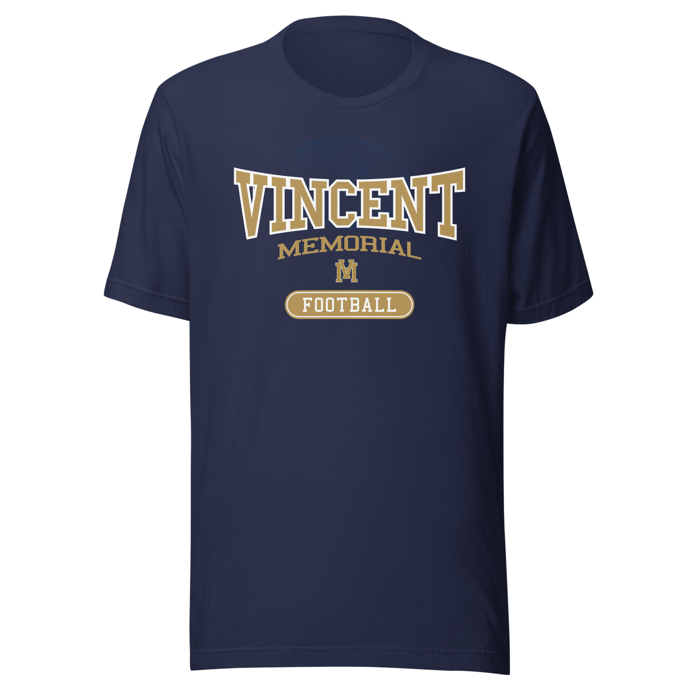 Vincent Memorial Football t-shirt