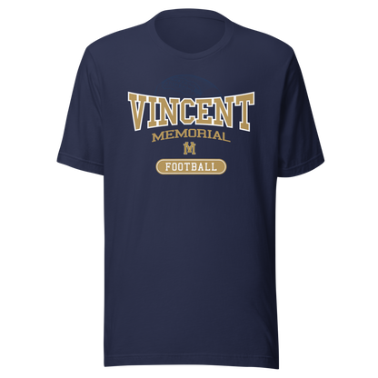 Vincent Memorial Football t-shirt