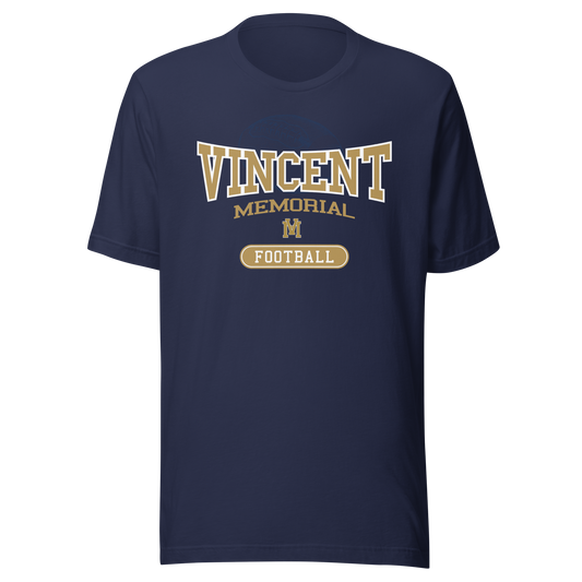 Vincent Memorial Football t-shirt