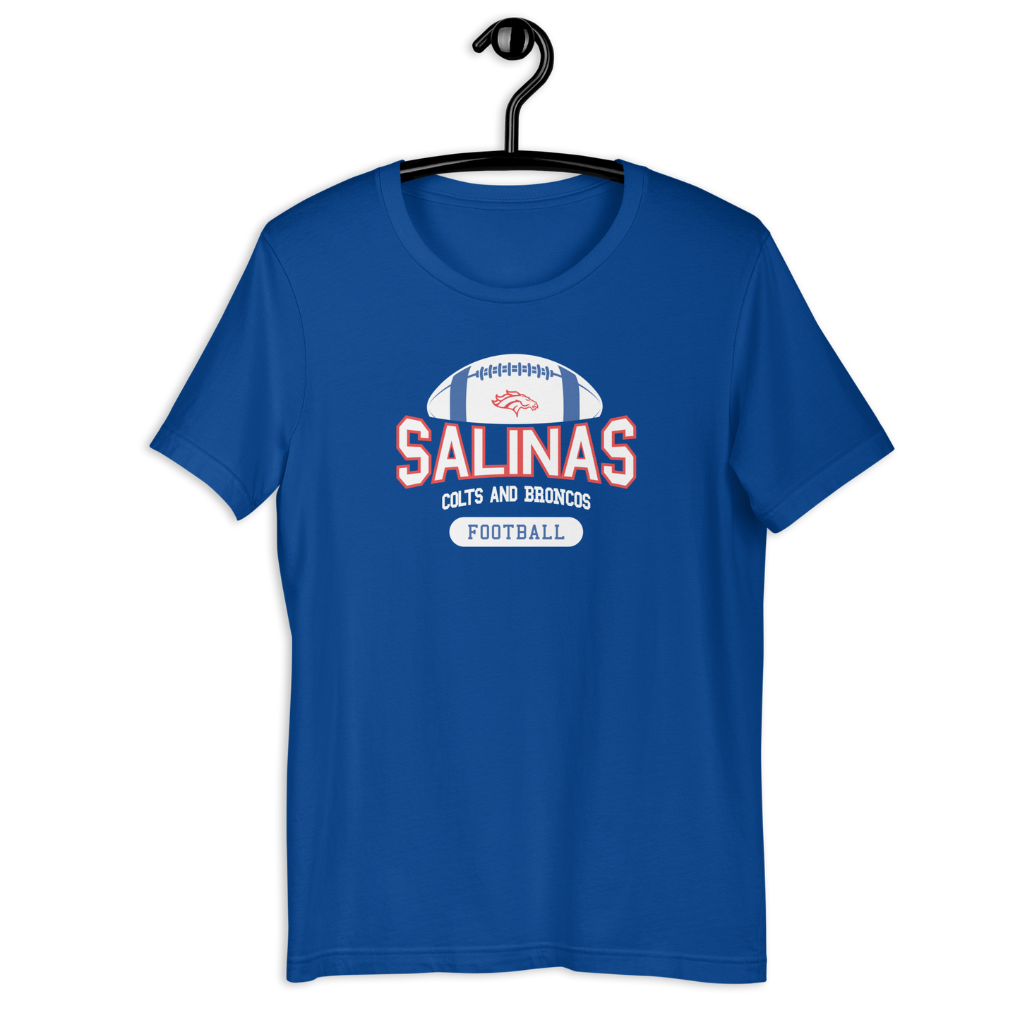 Salinas Colts and Broncos Football Unisex t-shirt