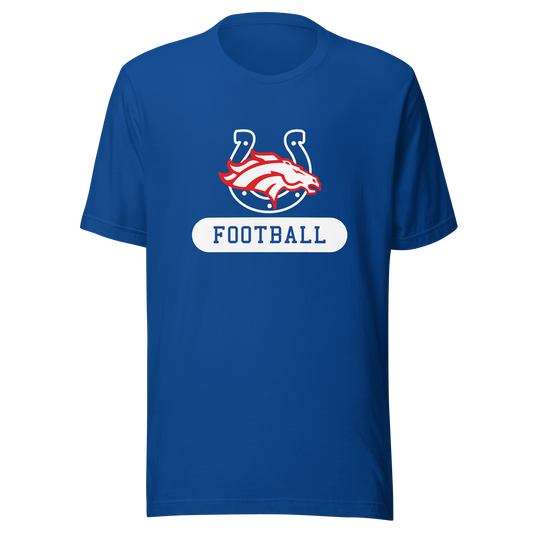 Colts & Broncos Football Unisex t-shirt