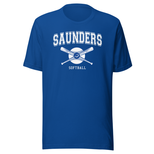 Saunders High School Softball Unisex t-shirt