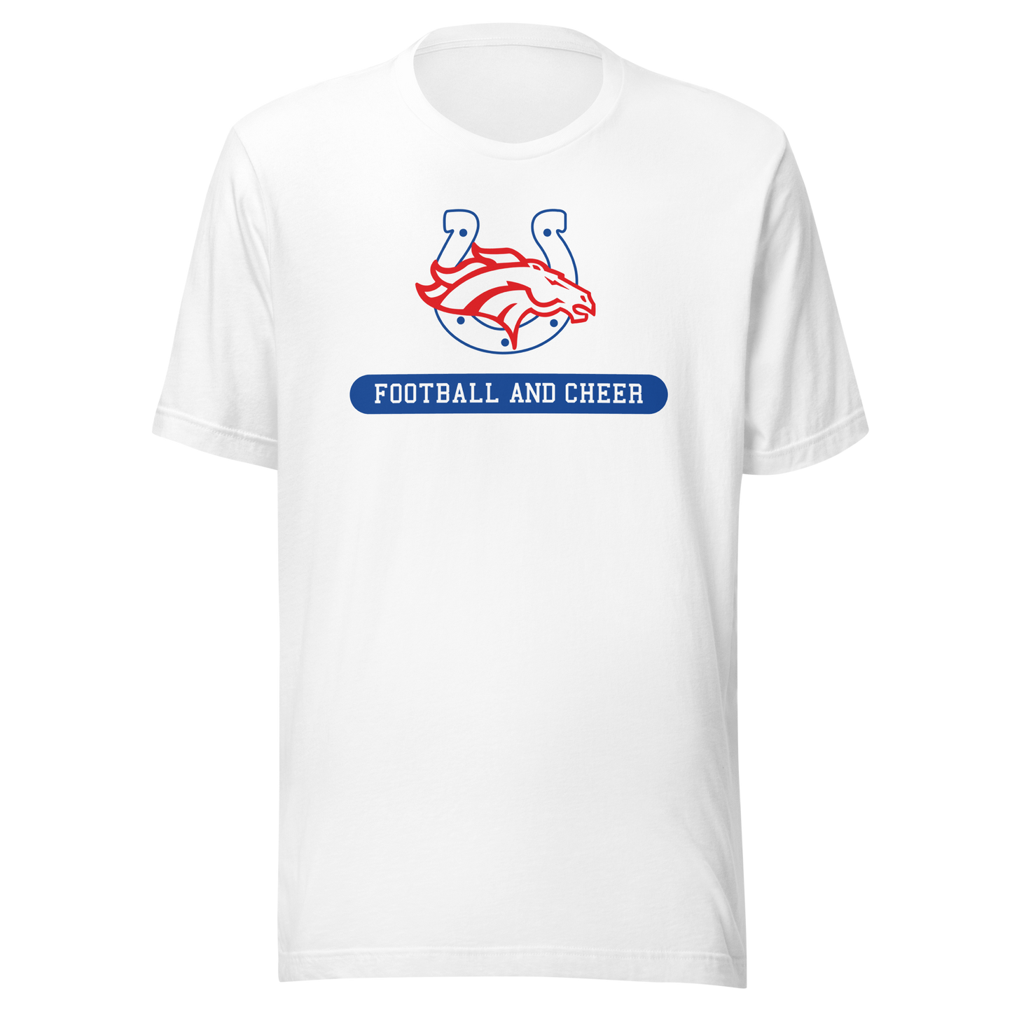 Colts & Broncos Cheer/Football Unisex t-shirt