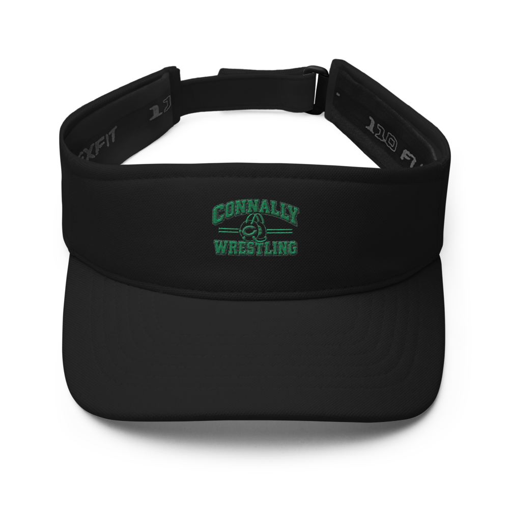 Connally Wrestling Blk Visor