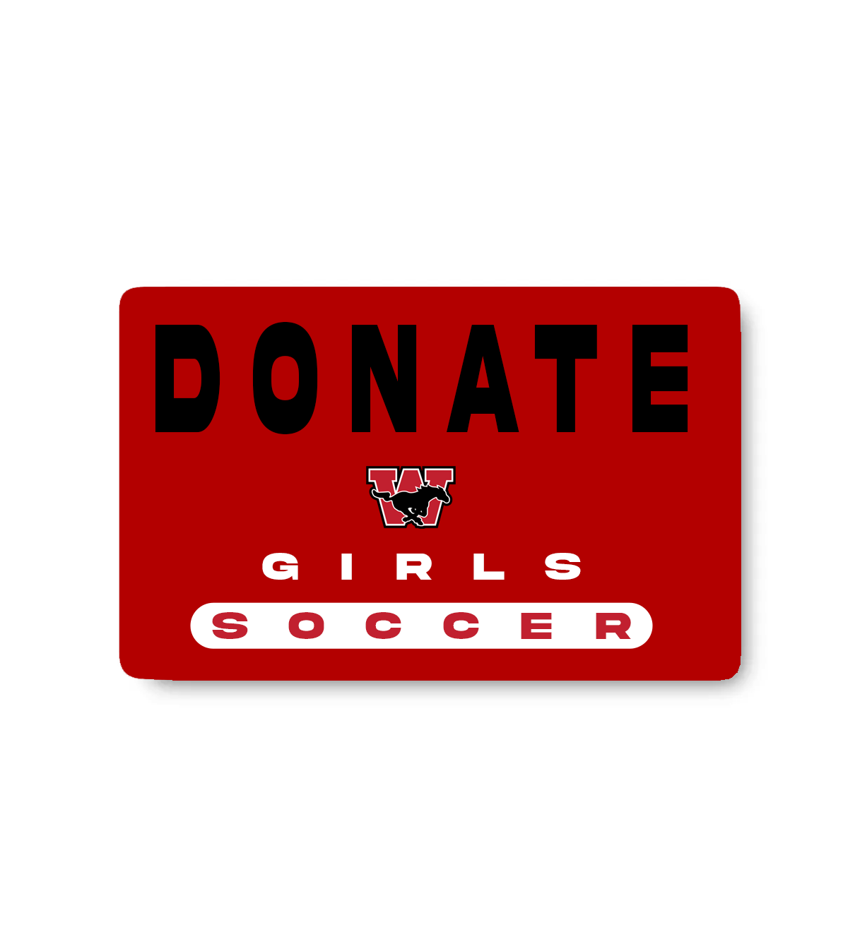 Wade Girls Soccer Donation Card