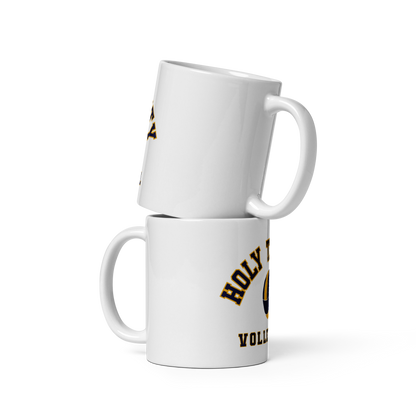 Holy Trinity Volleyball White glossy mug