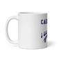 White glossy mug Carlsbad Football