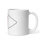 Jennings High School White Glossy Mug