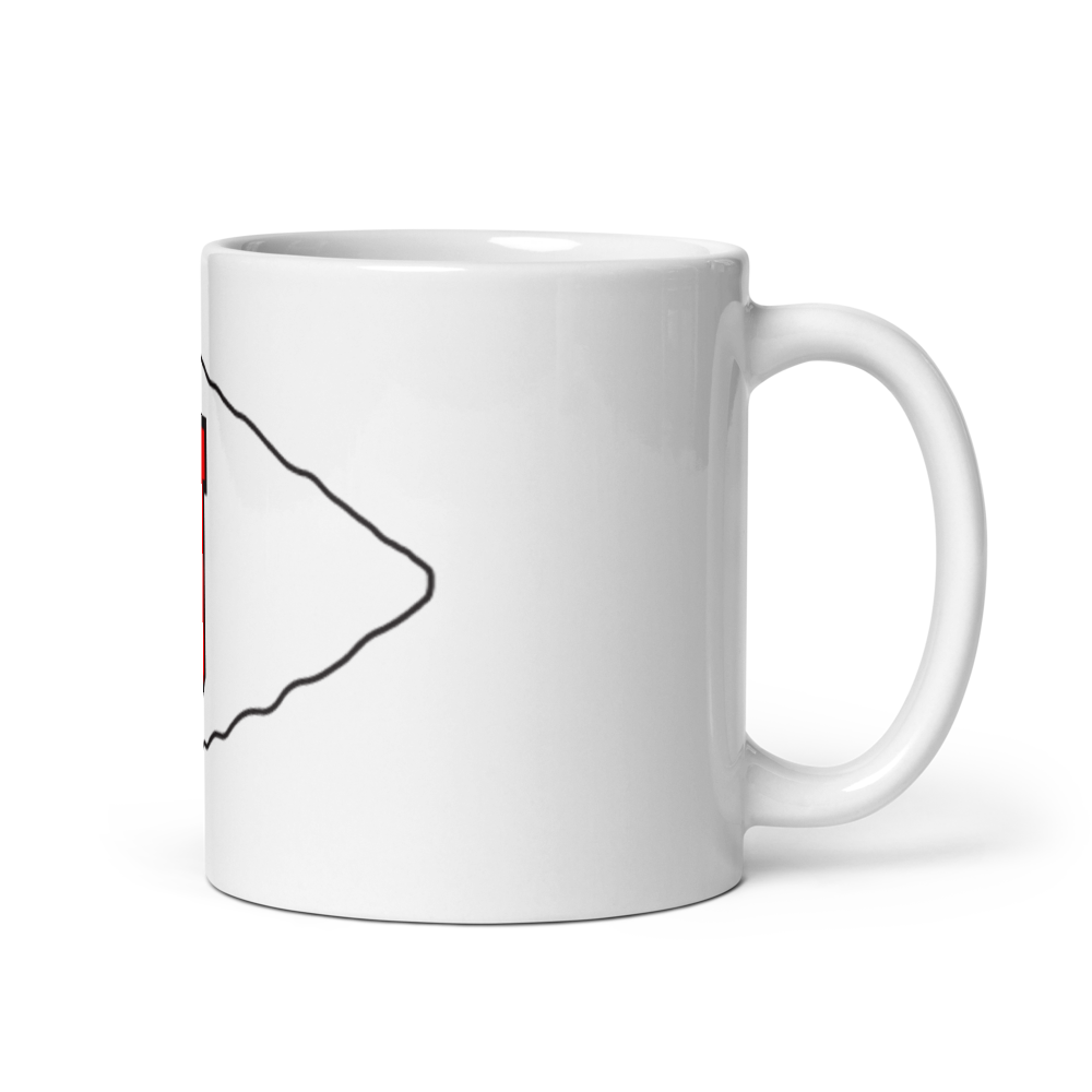 Jennings High School White Glossy Mug