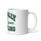 Connally Wrestling Blk White Glossy Mug