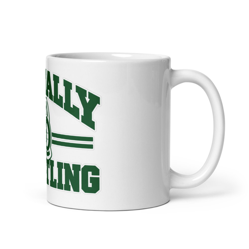 Pf Connally Wrestling - White Glossy Mug