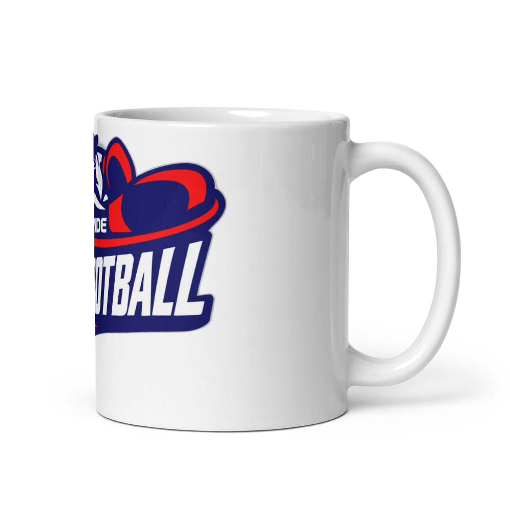 Bolsa Grande Flag Football White Glossy Mug
