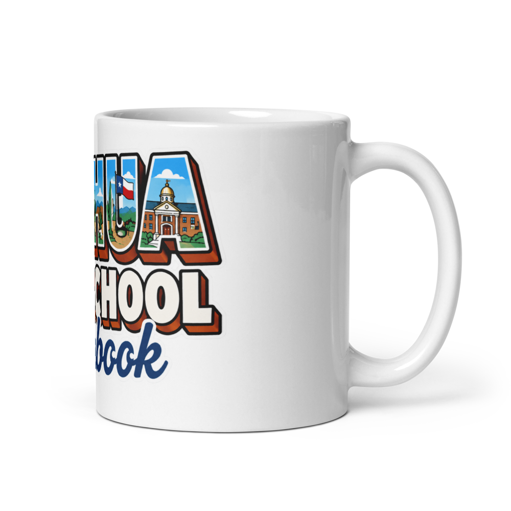 JHS Yearbook White Glossy Mug