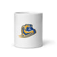 Jefferson Football White glossy mug