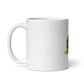 Jefferson Football White glossy mug