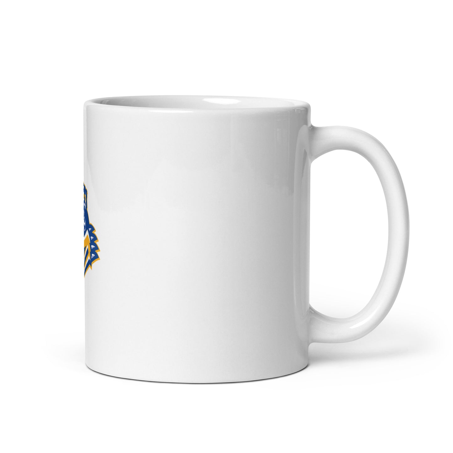 Jefferson Football White glossy mug