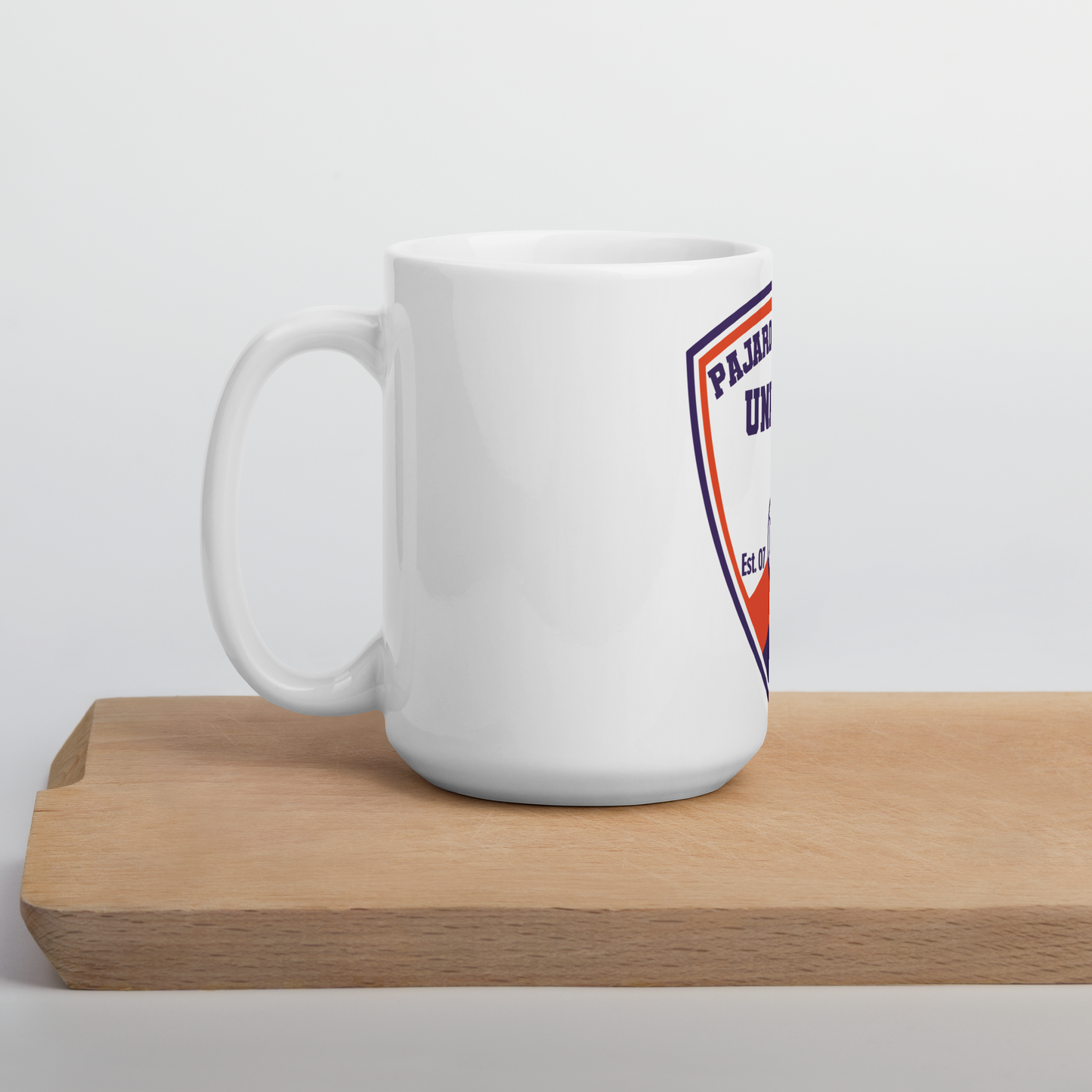 PV United White glossy mug