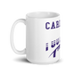 White glossy mug Carlsbad Football