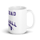 White glossy mug Carlsbad Football