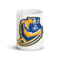 Jefferson Football White glossy mug