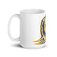 Jefferson Football White glossy mug