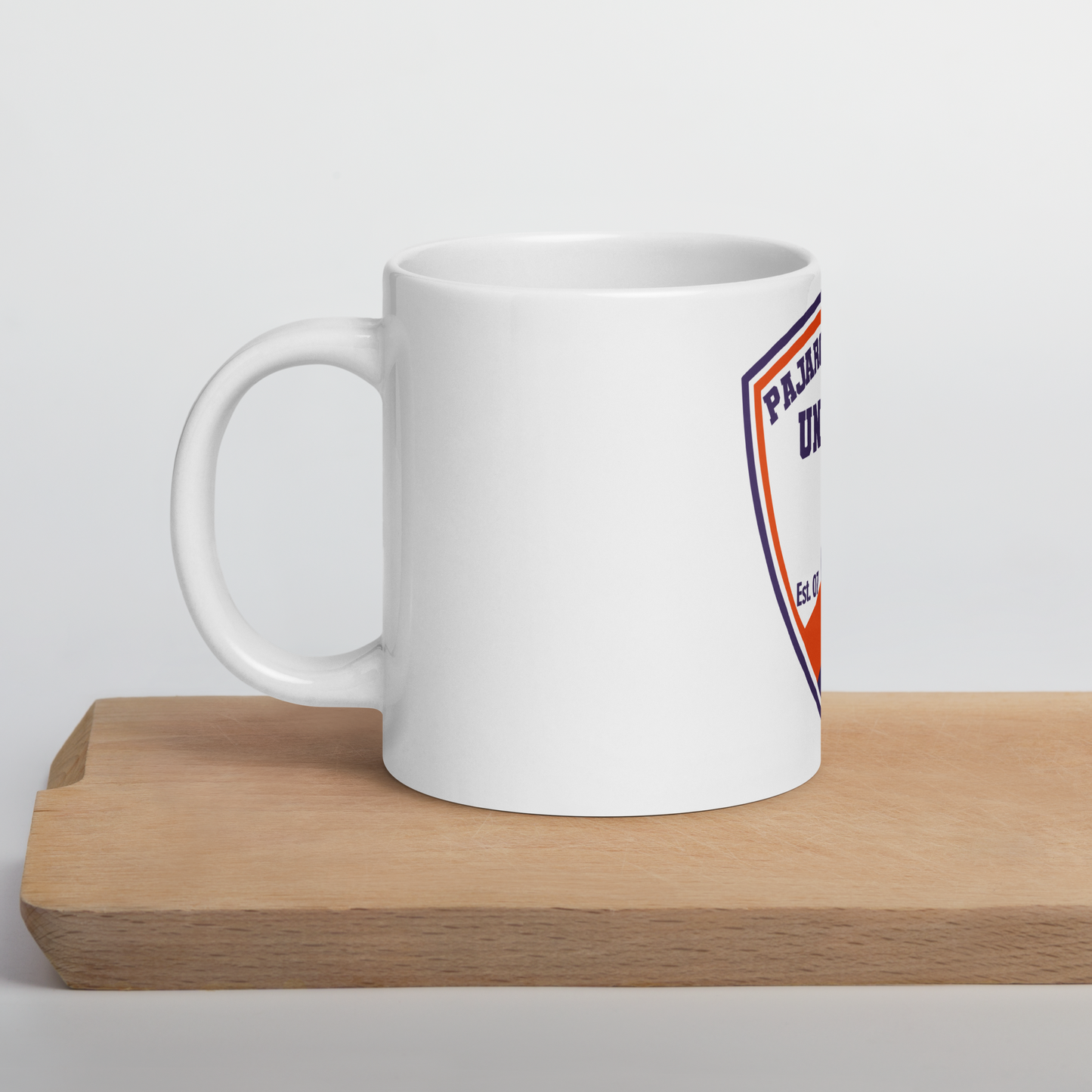 PV United White glossy mug