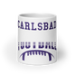 White glossy mug Carlsbad Football