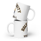 Holy Trinity Volleyball White glossy mug