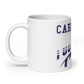 White glossy mug Carlsbad Football