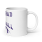 White glossy mug Carlsbad Football