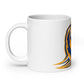 Jefferson Football White glossy mug