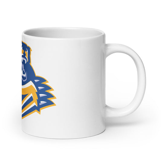 Jefferson Football White glossy mug