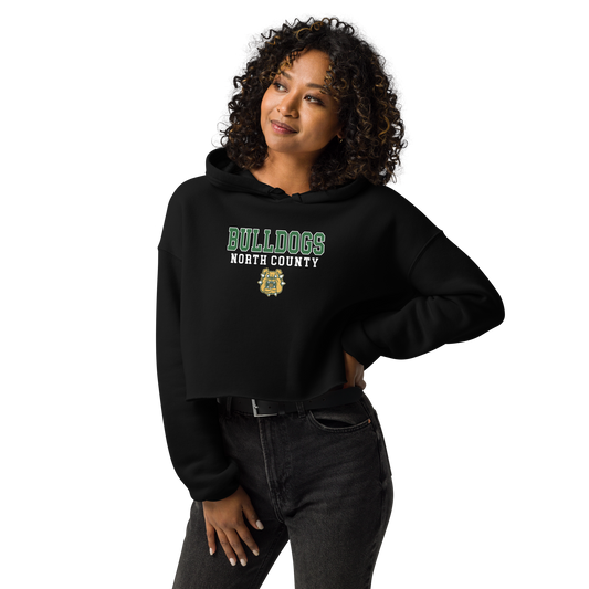 North County Bulldogs Crop Hoodie