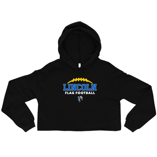 Lincoln Flag Football Crop Hoodie