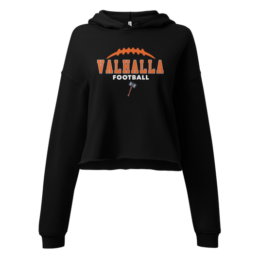 Valhalla High School Football Women's Cropped Hoodie