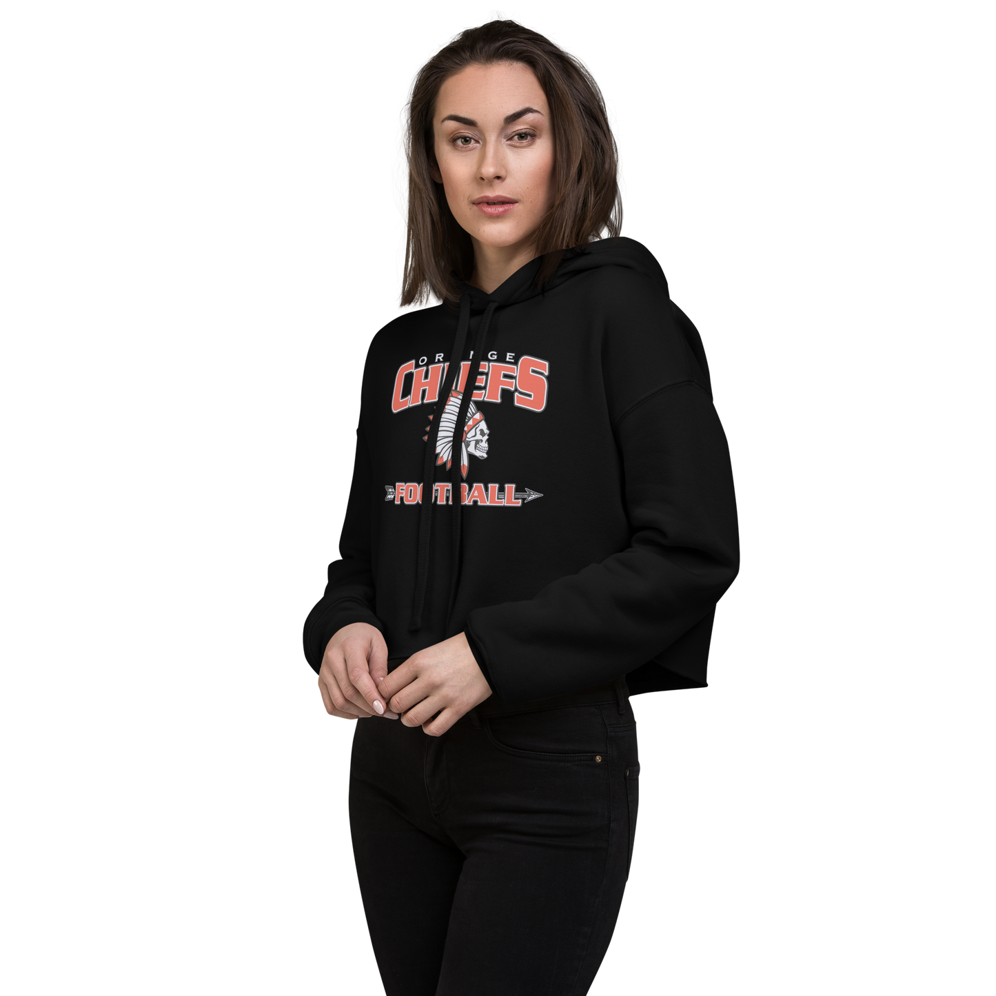 OC Chiefs Crop Hoodie