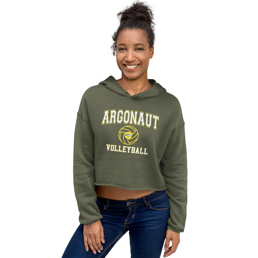 Argonaut Volleyball Crop Hoodie