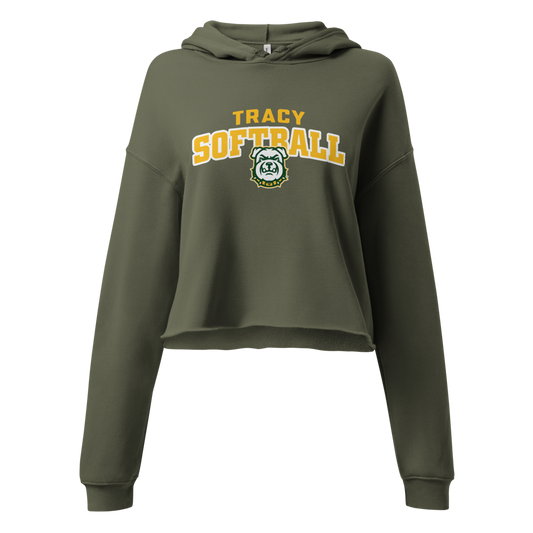 Tracy Softball New Women's Cropped Hoodie