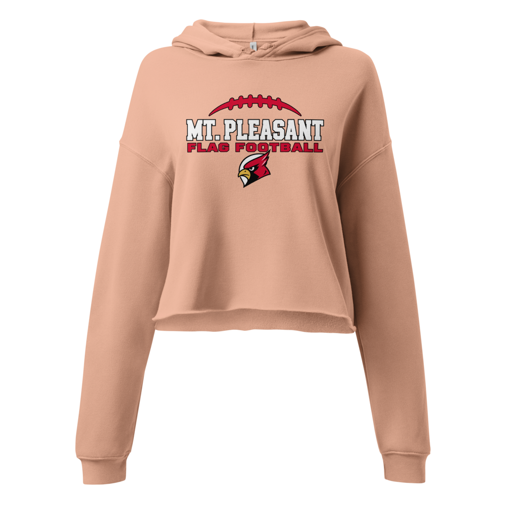 Mt. Pleasant Flag Football - Women's Cropped Hoodie
