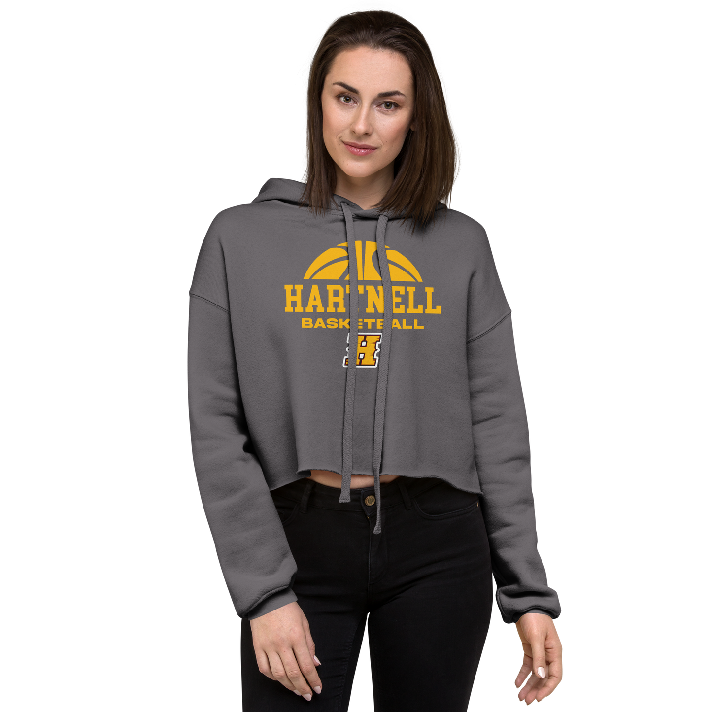 Hartnell Basketball Crop Hoodie