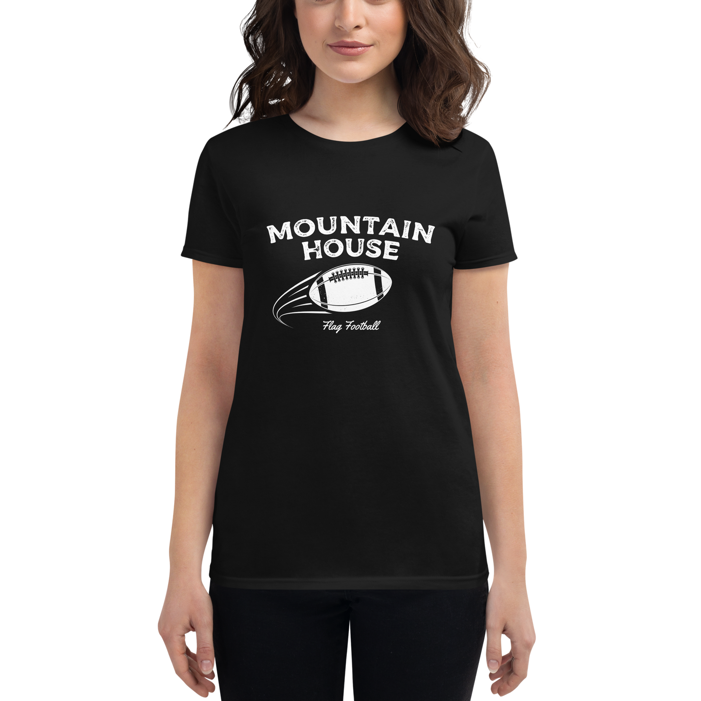 Mountain House Flag Football Women's short sleeve t-shirt