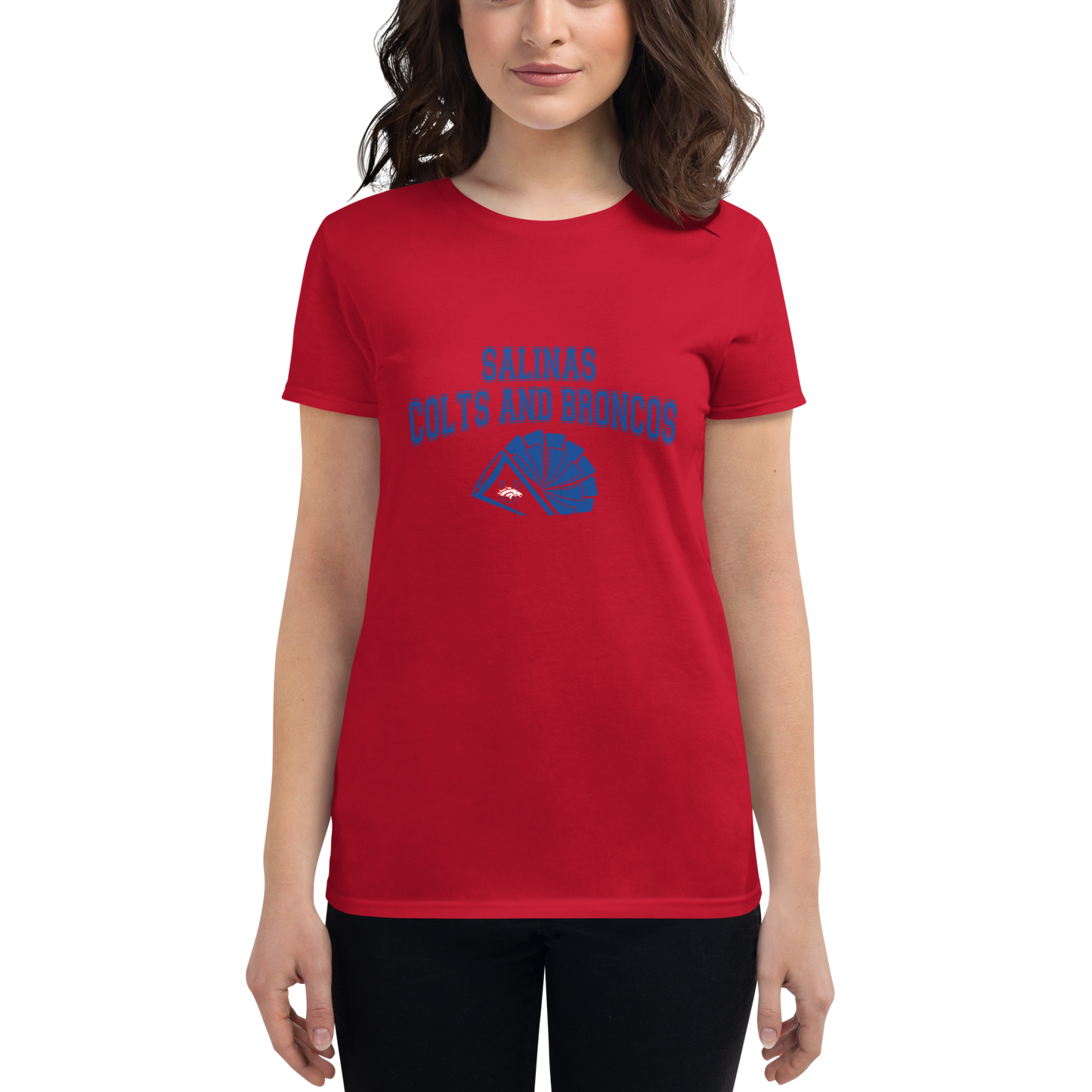 Colts & Broncos Cheer Women's t-shirt