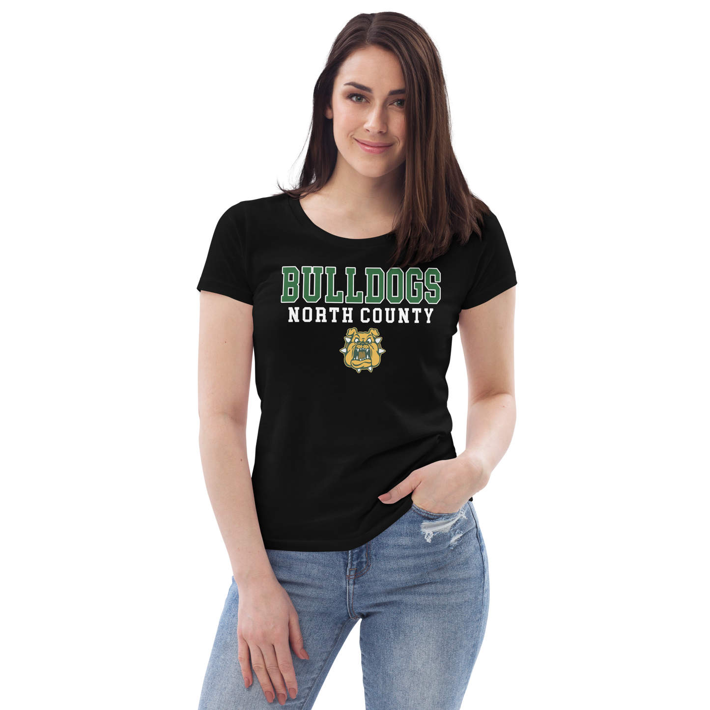 Women's North County Bulldogs fitted eco tee