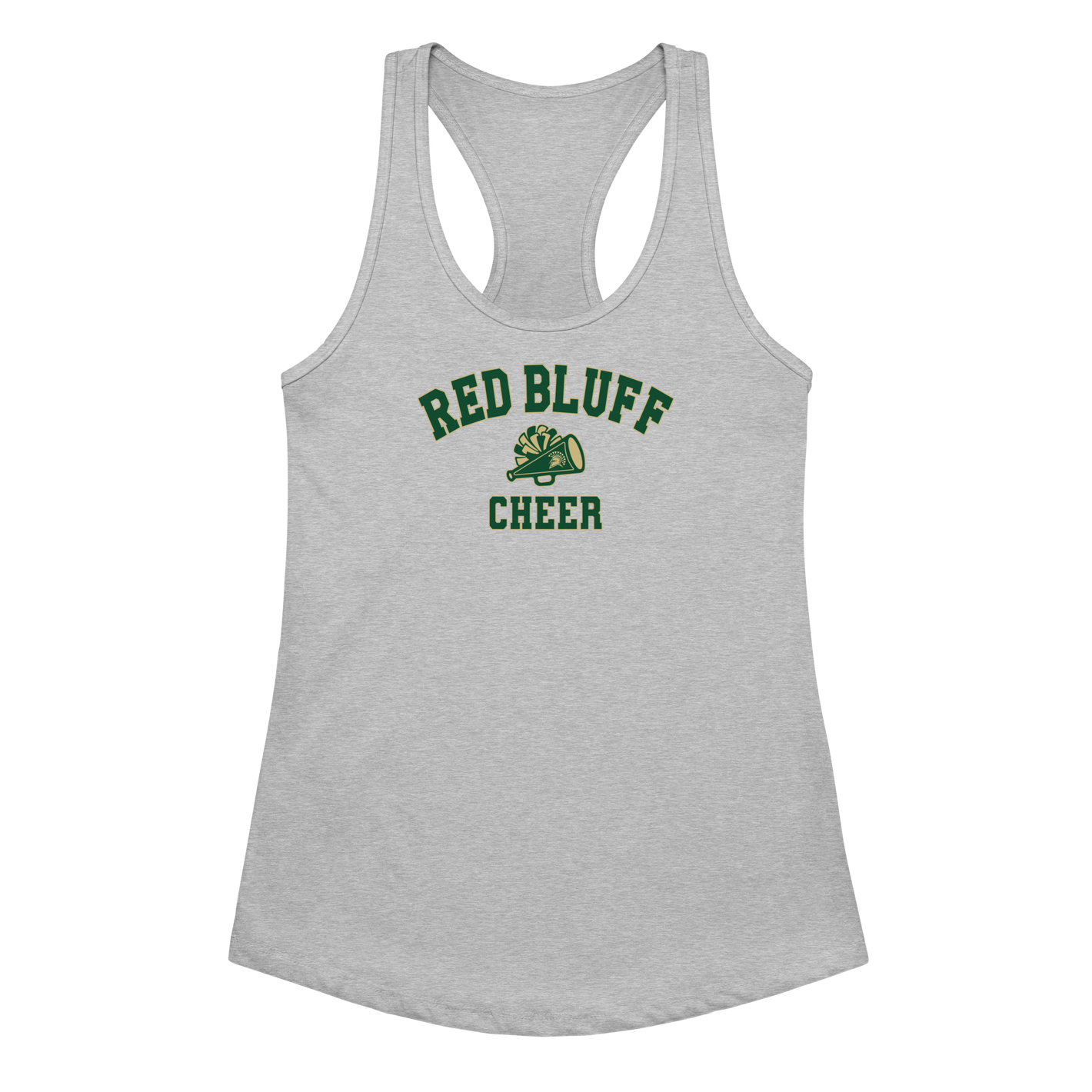 Red Bluff High School Cheer Women’s fitted tank top