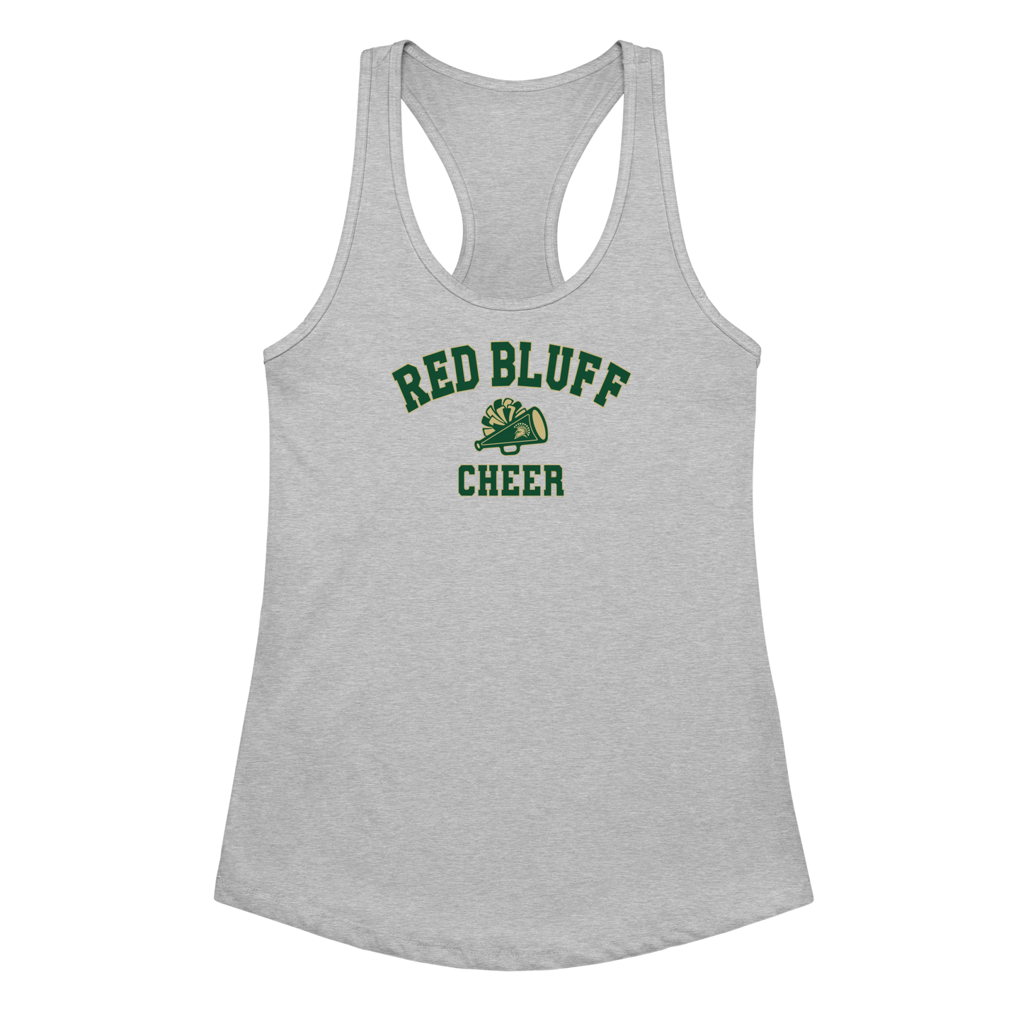 Red Bluff High School Cheer Women’s fitted tank top