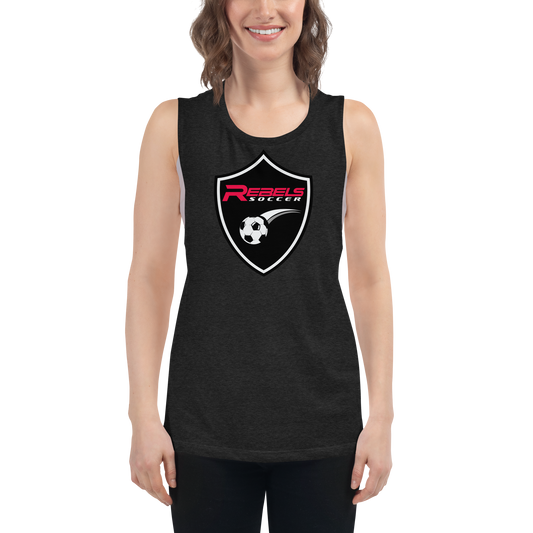 Rebels Soccer Ladies’ Muscle Tank