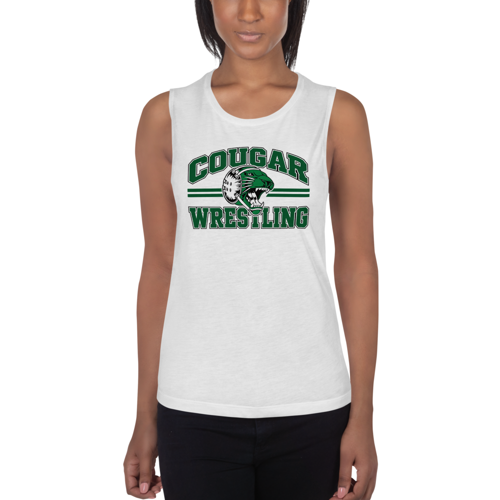 Cougar Wrestling - Women's Muscle Tank