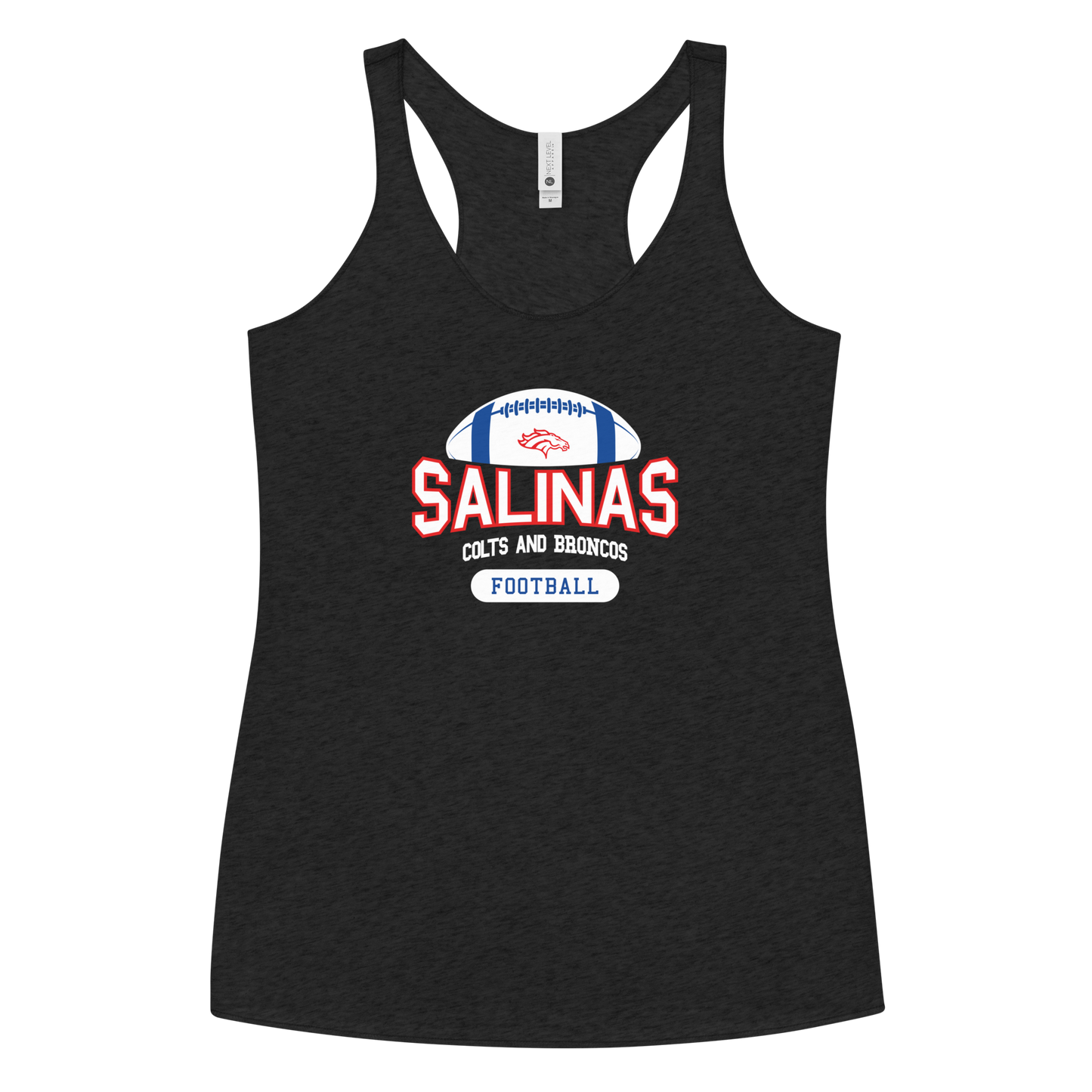 Salinas Colts and Broncos Football Women's Racerback Tank