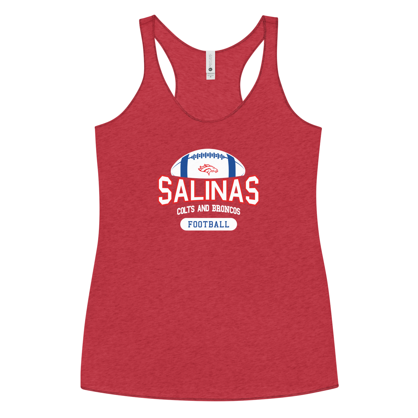 Salinas Colts and Broncos Football Women's Racerback Tank