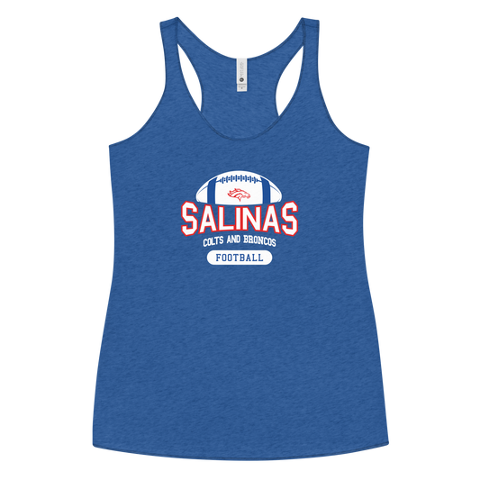 Salinas Colts and Broncos Football Women's Racerback Tank